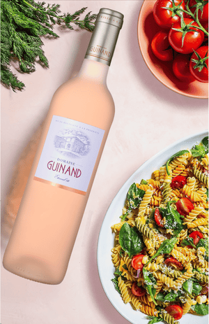 Spring Fusilli Carbonara Paired with Eternel  Ete